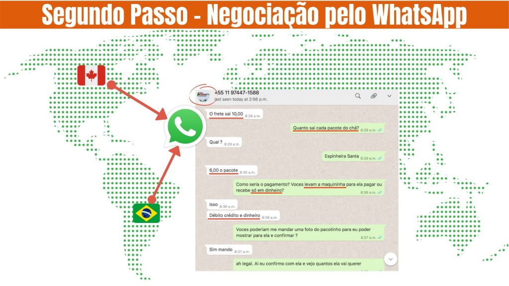 Negociação por WhatsApp Segundo Passo 1024x576 - Como Vender e Ganhar Dinheiro usando o WhatsApp!