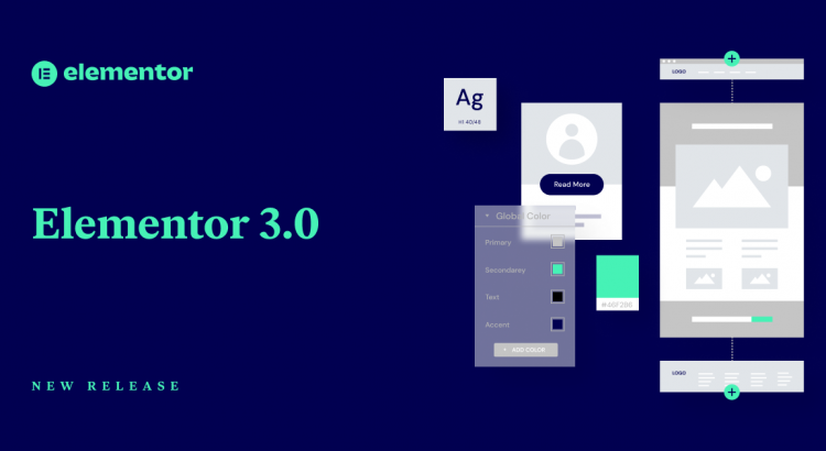 Release cover 1200x628 1 750x410 - Elementor 3.0: Avaliação do Construtor de Websites mais usado no momento.