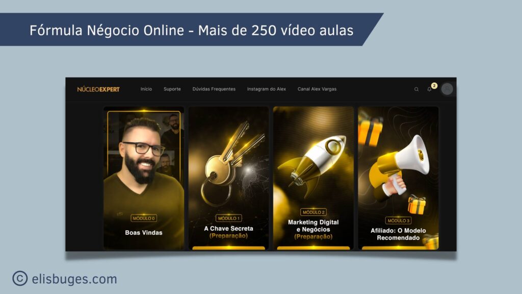 Fórmula Negócio Online - Mais de 250 vídeo aulas

